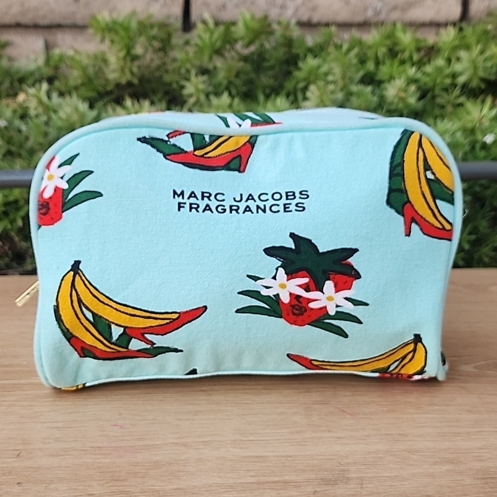 Marc Jacobs Fragrance Canvas Pouch bag Cosmetic Case